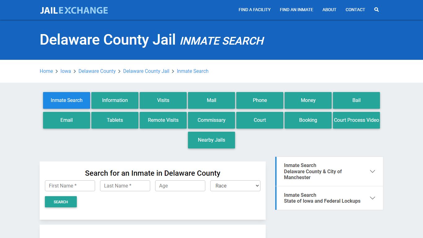 Delaware County Jail, IA Inmate Search: Roster & Mugshots